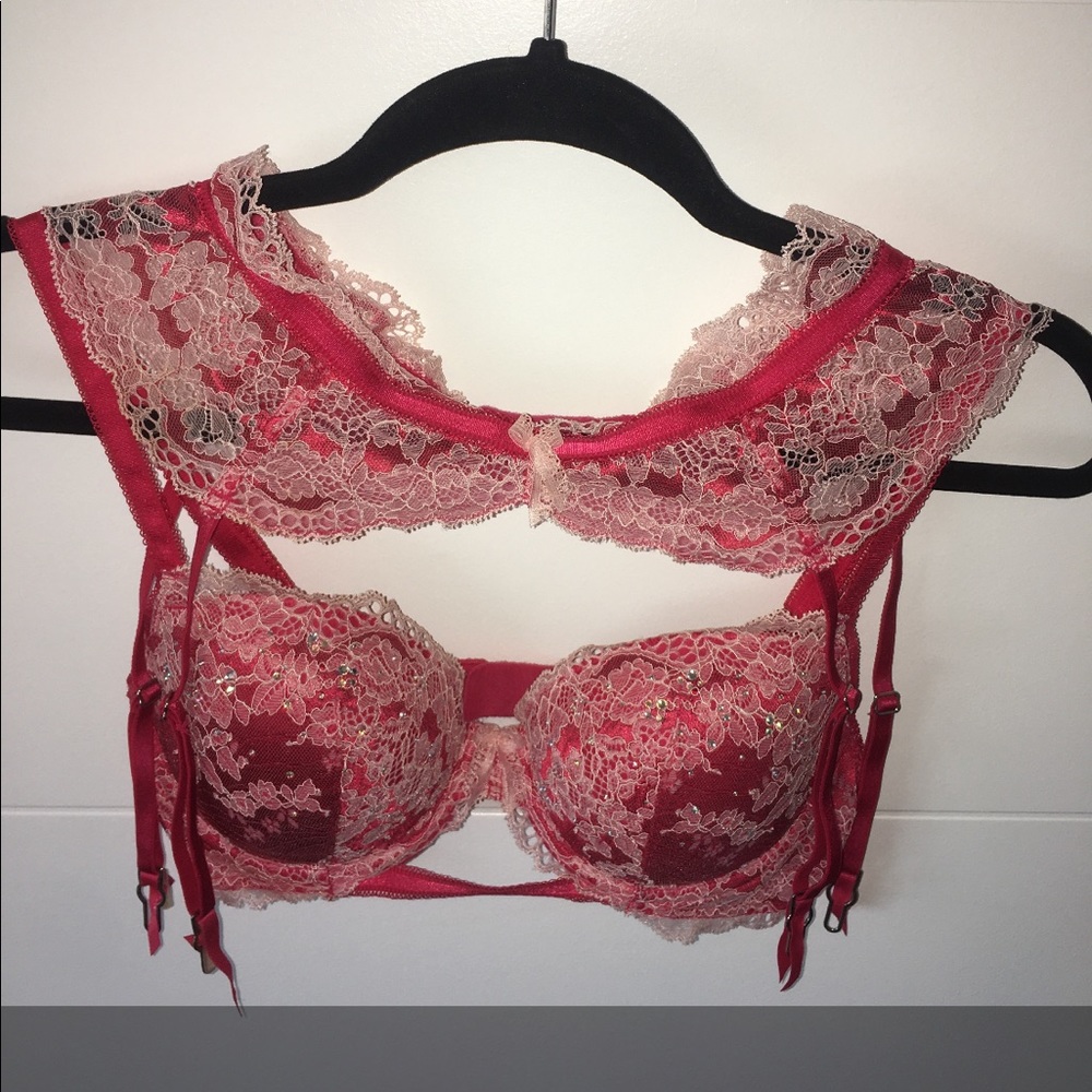 Victoria Secret Bra & Garter Belt